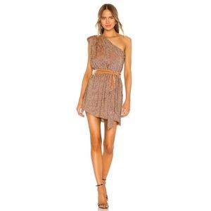 REVOLVE retrofete Ella Dress in Bronze Size M